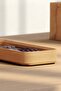 Horizontal Accessory Box - Large Size |   Desktop Storage Box Made of Oak Wood | - 7