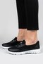 Women's Black and White Anti-Sweat Anatomical Daily Sports Shoes - 2