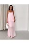 Women's Rope Strap Square Neck Layered Loose Flowy Lined Maxi Summer Dress - 5