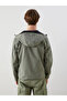 Khaki Hooded Men's Jacket - 5