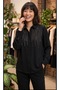 Sofia Linen-Blend Summer Shirt with Stone Details