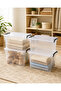 30 Lt Transparent Lockable Storage Box Pp Plastic Organizer Suitable for Food Contact 53X35X22 cm - 3