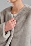 Women's Fur Two-Piece Detachable Shawl Detailed Design Coat - 7