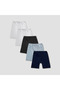 Pack of 5 Cotton Boxers with Elasticated Waistband