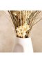 Flair Dried Plants Decor in Ceramic Vase 10.5x10.5x40cm- Natural - 2