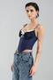 Women's Blouse Corset with Brooch Detail on the Front and Agrafl Design on the Front - 6