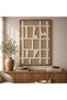 Trovell Hand Tufted Wool Framed Wall Art 100x150cm - Ivory