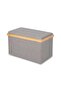 Amila Storage Ottoman 60x38x38cm - Grey - 3