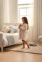 3 Layer Jacquard Muslin Children's Bathrobe 100% Cotton Hooded Moon Pattern - 2