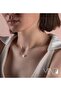 Rosa Women's Necklace, 925 Sterling Silver, Pendant Necklace, with Shell, Handmade Adjustable Jewelry - 4
