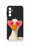 Samsung M34 Compatible Lover Duck Patterned Silicone Case - 2