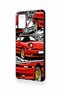 Samsung-A71 Compatible Red Supra Patterned Silicone Case - 4