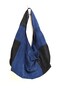 Navy Blue Patchwork Design Tote Shoulder Bag - 2