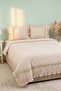 Marvella Double 100% Cotton Embroidered Ruffle Duvet Cover Set - 4 Pieces - 4