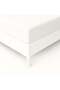 3-Piece Fitted Sheet With Pillowcases Set Cotton Blend White 150 x 200cm - 3