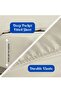 King Bed Sheet Set Beige – 4 Piece Bedding Set, 270 × 260 cm, Soft Brushed Microfiber - 4