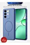 Realme C85 Pro 4G 2025 SilkTouch Premium Matte Silicone Protective with Thin Magsafe Case Cover