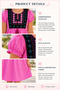 3-10 Years Old Embroidery Detailed Linen Girls' Dress I Ethnic Embroidered Linen Summer Dress - 6