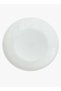 10 inch Large Dinner Plate Set of 6, Lightweight Round Opal Glass White Dinnerware Plates, Dishwasher and Microwave Safe - 4