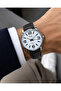 Men's Wristwatch Black Color Leather Strap Casual & Classic Gift Boxed - 4