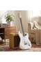 39-Inch Electric Guitar White + 5 Accessories (Guitar bag, Tuner, Strap, Strings, Pick) - 6