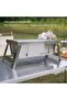 Mini Portable Charcoal BBQ Grill Foldable Stainless Steel Tabletop Barbecue Grill for Camping Picnic Hiking Travel - 7