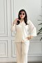 Shirt and Pants Stone Embroidered Double Suit - 7