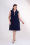 Women's Plus Size Zipper Stripe Detailed Dress