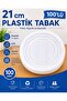 21 CM PLASTİK TABAK 100'LÜ
