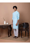Mens Plain Cotton Kurta Set - 4
