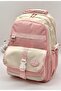Unisex Satin Water Resistant Fabric Multi-Compartment Middle School High School School Travel and Backpack - 3