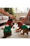 Striped Green Sweater with Santa Claus Motif for Cat and Dog - 6
