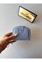Baby Blue Zippered and Snap-Fastened Mini Women's Wallet with Card Holder and Coin Compartment
