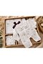 Unez Muslin Daisy Embroidered 10-Piece Newborn Hospital Discharge Set Ecru - 2