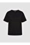 Black Bead Embroidered Soft Touch Women's T-Shirt