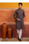 Mens Embellished Cotton Kurta Set - 3