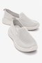 Women's Plain Knitwear Ballerina Open Gray