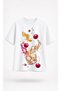 Cherry and Orange Cocktail Splash Printed Oversize T-Shirt