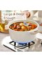 Caannasweis 21Pcs Cookware Sets, Nonstick Pots and Pans Set, Granite Induction Cookware - 3