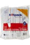 Disposable Wrapped Plastic Drinking Straws - 6mm, 250 Pcs (Straww) White 6mm - 2
