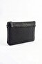 Zenix Black Patterned Women's Clutch Bag