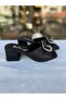 Genuine Leather Heels Slippers - 3