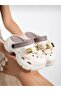 Women's Beige Gray Eva Deniz Plaj Aşçı Hastane Confort Comfortable Sandals Slippers