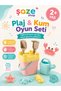 🌊   Şaze Shop Large Size Castle Bucket Beach Play Set for Ages 2+ Sand and Sea Toys
