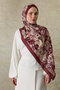 شال عضوي منقوش بنمط بوردو شاكيك بيك مندوري - 3