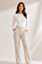 Women's Crew Neck Long Sleeve Cotton Basic Undershirt - 95% Cotton & Flexible for Daily Use - 5