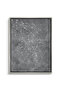Abstract Geometric Network Islamic Wall Art | Framed Canvas Print with Silver Foil Embossed | Luxury Modern Decor for Living Room, Bedroom, Office & Gift - 2