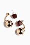 Sphere-detail front and back earrings - 2