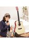 41-Inch Basswood Matte Guitar Folk Guitar Band Guitar Beginner Guitar + 5 Accessories - 2