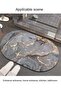 Absorbent Mats Non-Slip Bathroom Floor Mats Marble Pattern Kitchen Floor Mats - 2